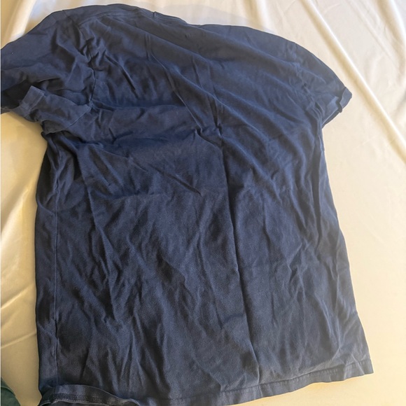 Hollister Dark Blue Tee with Cream Trim - Picture 3 of 3